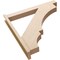 Ekena Millwork 5 1/2-in W x 38-in D x 38-in H Balboa Block Rough Cedar Woodgrain TimberThane Outlooker, Primed Tan OUTUR055X38X38BOA44RCPR - alternate 3